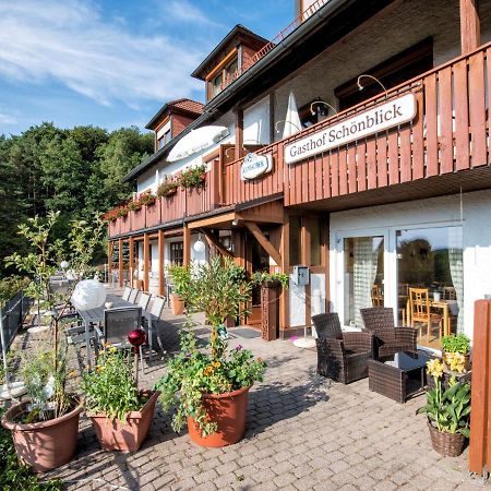 Gasthof Schoenblick Goessweinstein Buitenkant foto